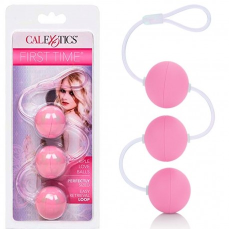BOLAS FIRST TIME LOVE BALLS TRIPLE LOVER PINK