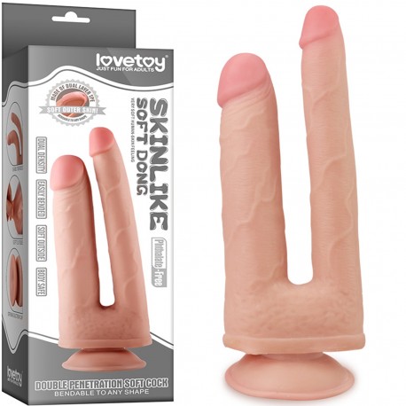 double penetration soft cock bendable to any shape